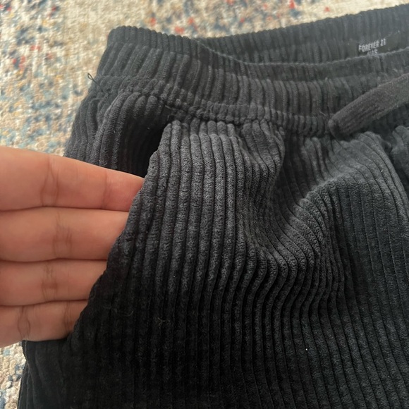Forever 21 Kid Dark Corduroy Pants - Picture 5 of 8